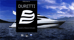 Desktop Screenshot of duretti-yachts.com